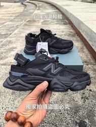 🍬多色New Balance NB 9060 穆勒鞋 一腳蹬半拖涼鞋 跑步鞋 魔術貼 黑色