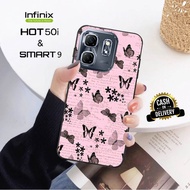 Softcase Glass Kaca for INFINIX HOT 50i & INFINIX SMART 9 - Case Handphone INFINIX HOT 50i & INFINIX