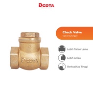 Dcota Brass Valve Brass Check Valve 1/