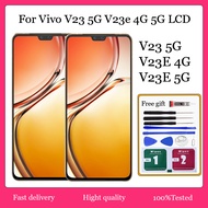 Original AMOLED For  Vivo V23 5G V23e 4G V23e 5G LCD Display Touch Screen Digitizer Replacement