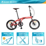 SEPEDA LIPAT ODESSY HELLIO8 - OD LP 20 55 8 SPEED