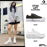 Converse รองเท้าผ้าใบ รองเท้าผู้หญิง CV W Chuck Taylor All Star Lift OX 560250CS3BKXX / 560251CS3WTX