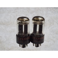 Tube 6SN7GTB Brand Sylvania Red Logo