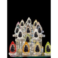 Lp Thuad / Lp Tuad 龙普托 with display casing stand - LP Daeng Wat Rai