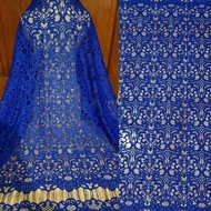 Brukat Brokat Kain Kebaya Brokat Semi Prancis Ukuran 25 x 13 meter Bisa Untuk 2 Kebaya 2 Pinggiran