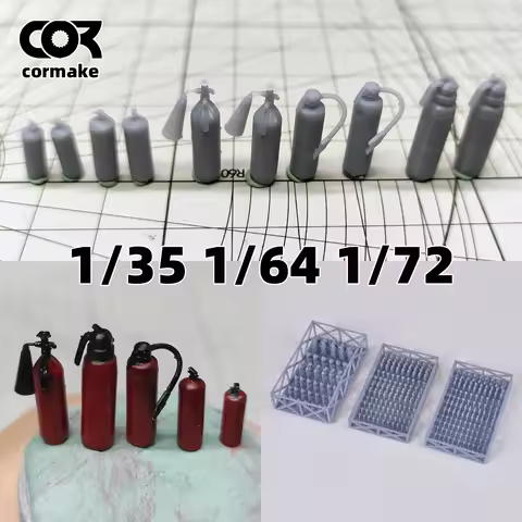 Assembly 3D Resin Plastic Fire Facilities Fire Annihilator Sand Table Diorama Miniature Scale Model 