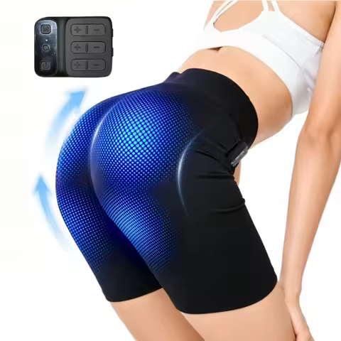 EMS Toning Shorts Electric Muscle Stimulation Yoga Pants Targeted Abdomen Glutes Pelvic Floor Body S