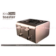 Krischef Toaster Toaster with Capacity 4 Bread Kitchen Tool Kris Chef Krisbow 4slots