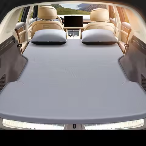 For AITO M5 M7 Car Travel Bed Inflatable Air Mattress Outdoor Camping Inflatable Special Suede Fabri