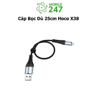 Hoco X38 USB 25cm fast charging cable for data transfer for Android, 25CM long