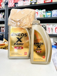 น้ำมันเครื่องเบนซิน เอเนออส  ENEOS X-PRIME  เอ็กซ์ ไพรม์  ( 5W-40 / 5W-30 ) สังเคราะห์ 100%   ขนาด 5ลิตร **แถมฟรี เสื้อโปโล1ตัว**