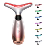 Facial Massager, 7 Colors Red Light Therapy for Face and Neck | Face Lift Device with 113°F Heating 