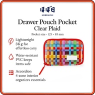 Hobonichi Drawer Pouch Pocket Transparent Check