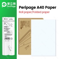 PeriPage A40 Official thermal paper A4 210X30mm /210X297mm Thermal Fax Machine paper 10-15 Years or 