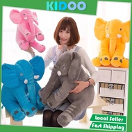KIDOO 30 40 60cm Elephant Plushie Doll Cute Animal Stuffed Toys Anak Patung Gajah Giant Elephant Pil