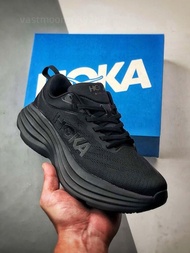 💜HOKA ONE ONE Bondi 8 全黑跑步鞋