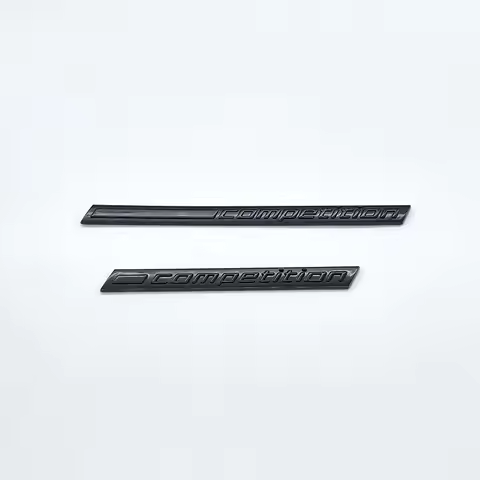 Glossy Black COMPETITION Bar Underlined Emblem for BMW Thunder Edition M1 M2 M3 M4 M5 M6 M7 M8 X3M X