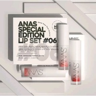ANAS Lip Set 6 in 1 / ANAS Lip Set 3 in 1 / ANAS 4 IN 1 MINI EDITION (SEMI MATTE+LIP GLOSS)