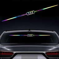 Audi Car Accessories For Audi A3 A4 A6 A5 Q5 A1 Q7 Q3 TT RS3 RS4 S3 S6 S4 RS6 Audi Logo Sticker Body