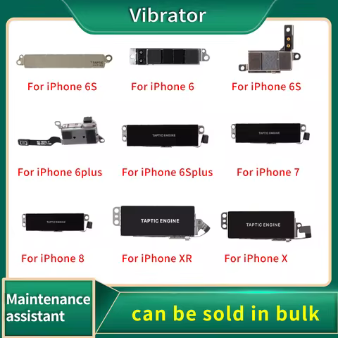 Vibrator Flex Cable For iPhone X XR XS Max 6 6S 7 8 Plus Taptic Engine Vibration Motor Module Replac