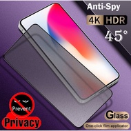 LAYAR Full Cover Tempered Glass Anti Spy Samsung Galaxy A51 M31S A52 A52S A81 A91 A71 M10 M10S M13 A