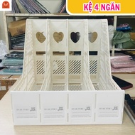 Khay Kệ Đựng Sách Tài Liệu Văn Phòng A4 Để Bàn 5 Ngăn Khay Đựng Tài Liệu  Kệ Đựng Sắp Xếp Sách Vở - 