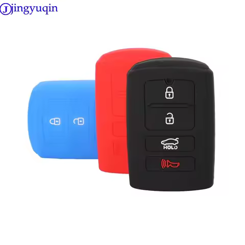 jingyuqin Remote 4B Car Key Case Silicone For Kia Sorento K900 New K7 Cadenza 2017 2018 2019 Holder 