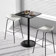 Balcony Home Use Bar Table Milktea Shop Desert Store High Table Coffe Table Leisure High Desk Round 