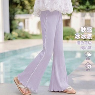 [Taiwan Shipment] Girls Flared Pants Summer Flared Pants Lightweight Flared Pants Breathable Flared 