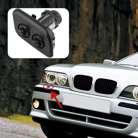 Front Headlight Washer Nozzle For BMW 525i 528i 530i 540i Base M5 E39 l6 V8 1997-2003 61678360661 83