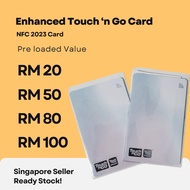 SG SELLER | Enhanced Touch n Go NFC 2023 Card | Preloaded Value | JB Customs Parking Toll