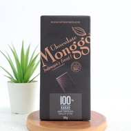 80G DARK CHOCOLATE 100 PERCENT black chocolate - CHOCOLATE MONGGO