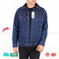 Ziyanmall FLOWER COUNTRY JAKET JEANS DENIM PRIA WANITA HOODIE ALIANDO