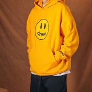 Women Hip Hop Pullover Streetwear Hoodie Drew House Smile Face Print Ladies Men's Hoodie Sweatshirt