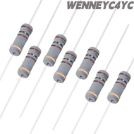 WENNEYC4YC Carbon Film Resistors, 2W 5% Tolerance 4 Bands 100 Ohm Resistor, Easy to use for DIY Elec
