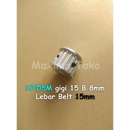 Timing Pulley AF HTD5M 15 Teeth Bore 8mm HTD 5M 15T 8 mm Width 15mm 1 Pcs