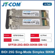 JT-COM โมดูล SFP28ขนาด25กรัม SFP28-25G-LR ตัวเชื่อมต่ออุปกรณ์ทางแสง Simplex Multimode ใช้ได้50กม.