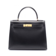กระเป๋าถือ Hermes Kelly 28 แบบ 2 ทาง หนังลูกวัวสีดำ สำหรับผู้หญิง (มือสอง)