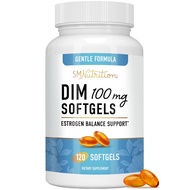 DIM Supplement 100 mg | Estrogen Balance for Women & Men | Diindolylmethane for Hormone Balance, Hor