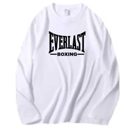 BAJU VIRAL EVERLÂST B0XING UNISEX XS-5XL LONG SLEEVE T-SHIRT 100%COTTON PREMIUM QUALITY 200GSM