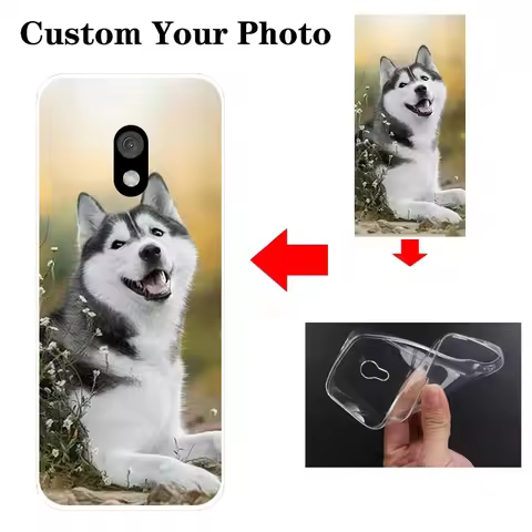 Custom Case for Nokia 235 4G 2024 215 220 3210 105 106 4G 2021 2023 DIY Personalize Picture Photo Co