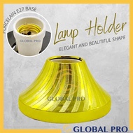 GOLD E27 Lamp Holder Vintage Industrial Ceiling Light Bulb Holder Lighting Fixtures Suitable for Kitchen Cafe Bar Gold
