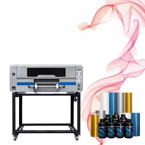 #For A3 UV DTF printer 30 cm imprimante ab film I3200 heads all in one Roll To Roll UV DTF printer w