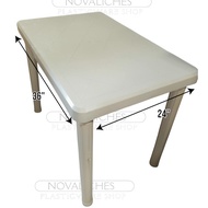 Table RECTANGULAR 24x36 Bunny Plastic Monobloc Table PPP-8824