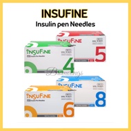 ✿Insufine Insulin Pen Needle for diabetic 32G(4mm) / 32G(5mm) 32G(6mm) /31G(8mm)