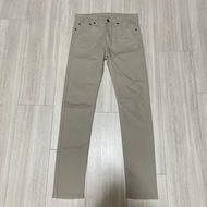 Levi's levis 05510-0605 511 W28 L32 低腰窄版卡其帆布工作褲505 504 522