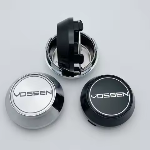 4pcs 60mm 64mm 65mm 68mm 69mm Car Wheel Center Caps With Vossen Logo Emblem High Cap Car Accessories