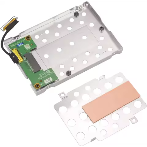 NVME M.2 PCIe SSD to 2.5 inch Hard Drive Caddy Bracket Tray with SATA HDD Cable Replacement for Leno