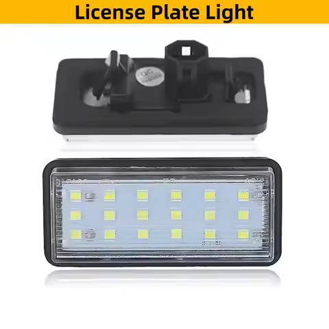 2x LED License Plate Light For Lexus Cruiser Prado J100 J120 J200 Lexus LX470 LX570 GX470 Toyota Rei