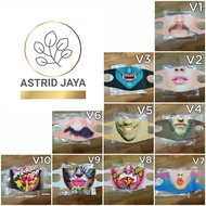 🇸🇬 SG Adult Reusable Face Masks (SCUBA CHARACTER)